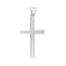 Kors Massiv 28mm - Rhod. Sølv fra Siersbøl