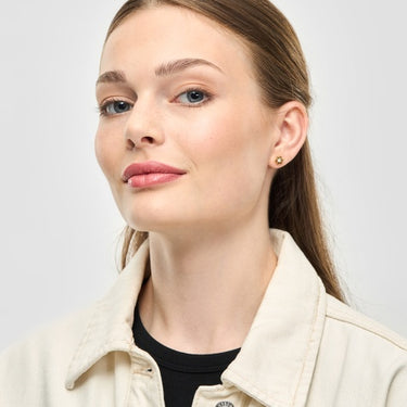 Flake Ørestik - Forgyldt Messing