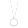 Obinor 20mm Cirkel Halskæde - Sølv fra Joanli Nor