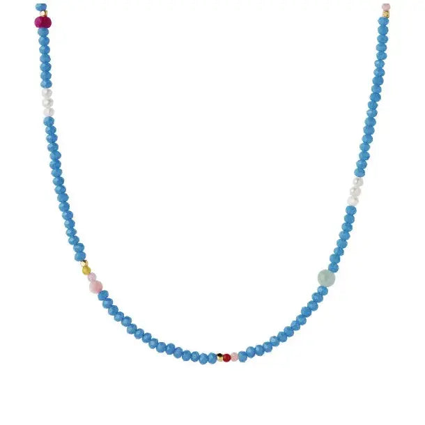 Color Crush Halskæde - Forgyldt fra Stine A Jewelry