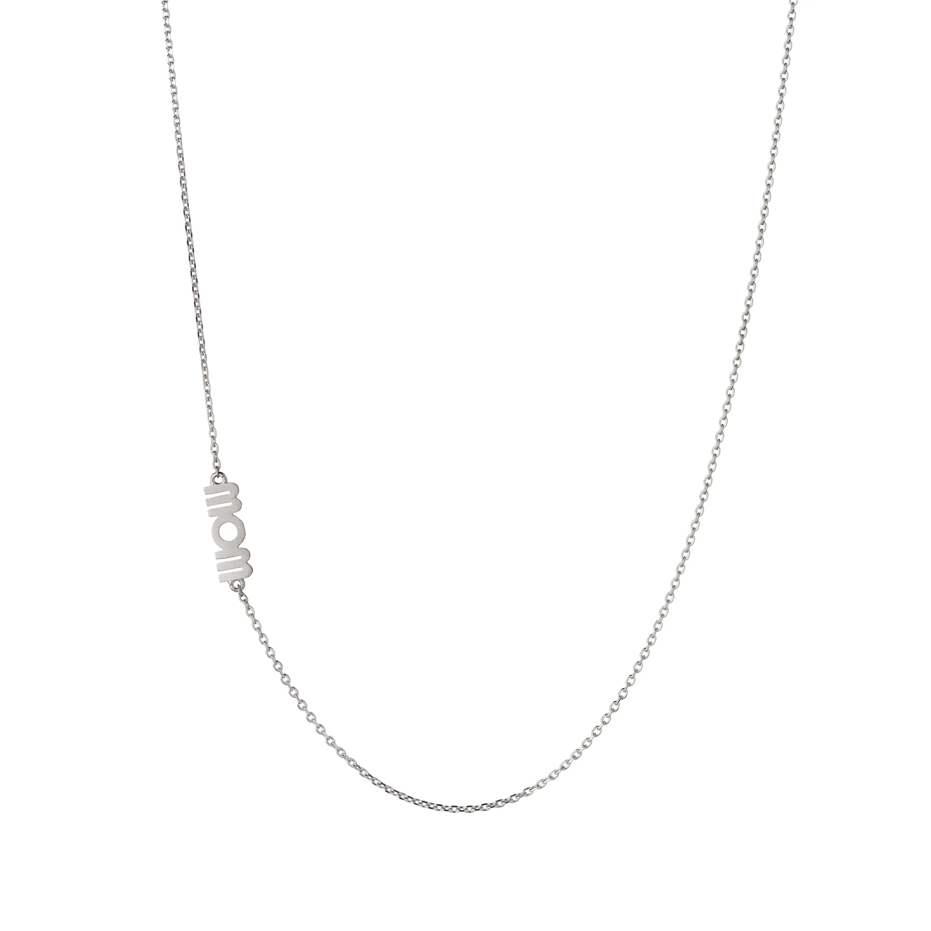Wow/mom halskæde - Sølv fra Stine A Jewelry