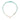 Cherie Bon Bon Halskæde Blue Aqua - Forgyldt