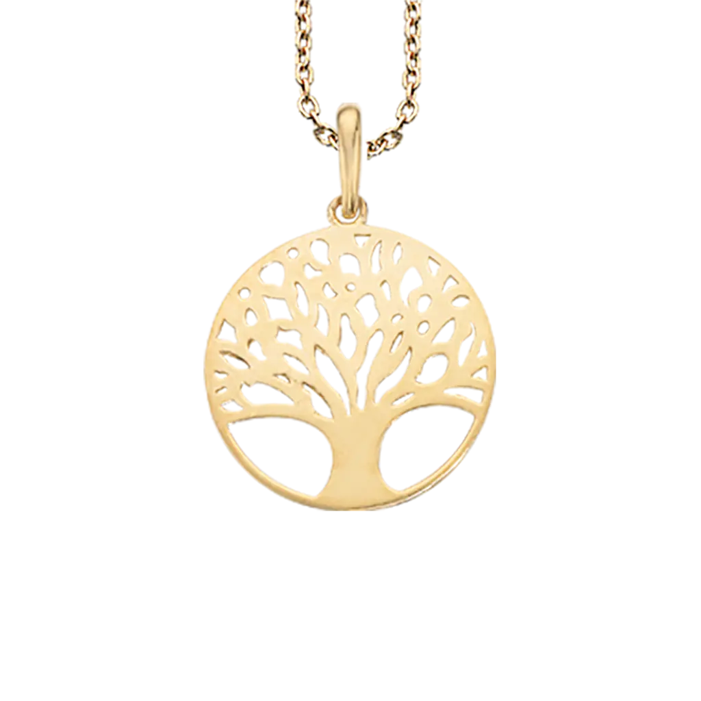 Livets træ vedhæng - 8 kt. Guld fra Scrouples Jewellery