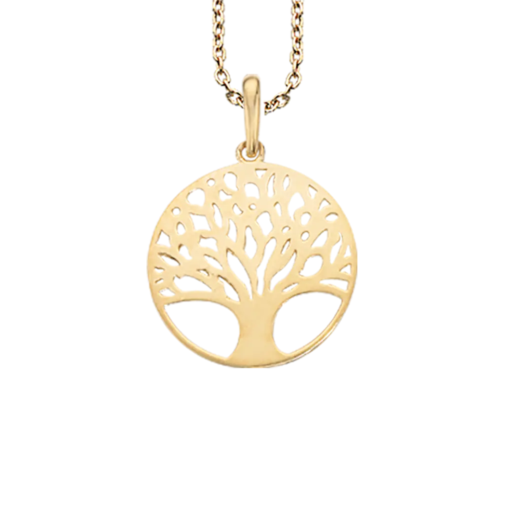 Livets træ vedhæng - 8 kt. Guld fra Scrouples Jewellery
