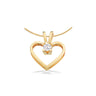Kleopatra Hjerte m. 0,40 ct. H-W/SI - 14 kt. Guld fra Scrouples Kleopatra
