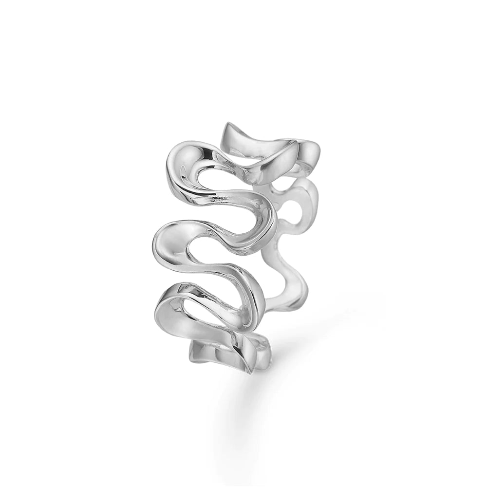 Ribbon ring - Sølv fra Mads Z Silver Label