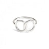 Circle Twin ring fra Lush Lush Jewelry