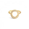 Stone ring - Forgyldt fra Lush Lush Jewelry