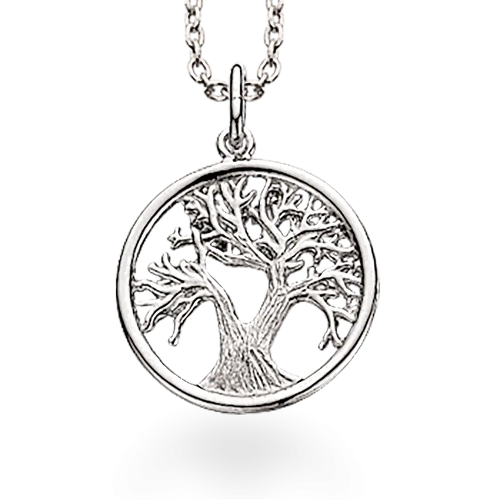Vedhæng m. livets træ - Sølv fra Scrouples Jewellery
