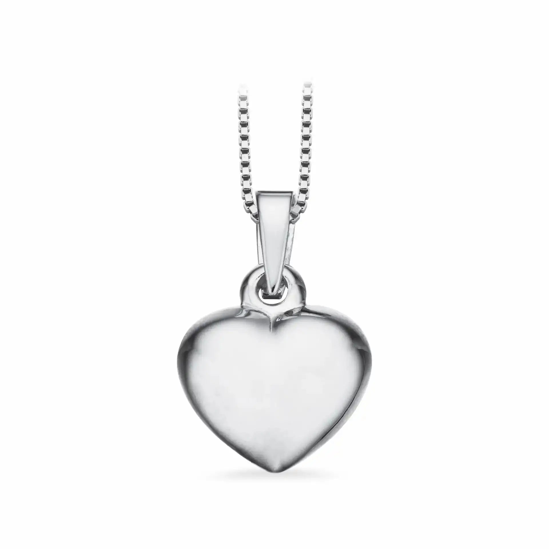 Hjerte glat 10 x 11 mm. sølv fra Scrouples Jewellery