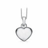 Hjerte glat 10 x 11 mm. sølv fra Scrouples Jewellery