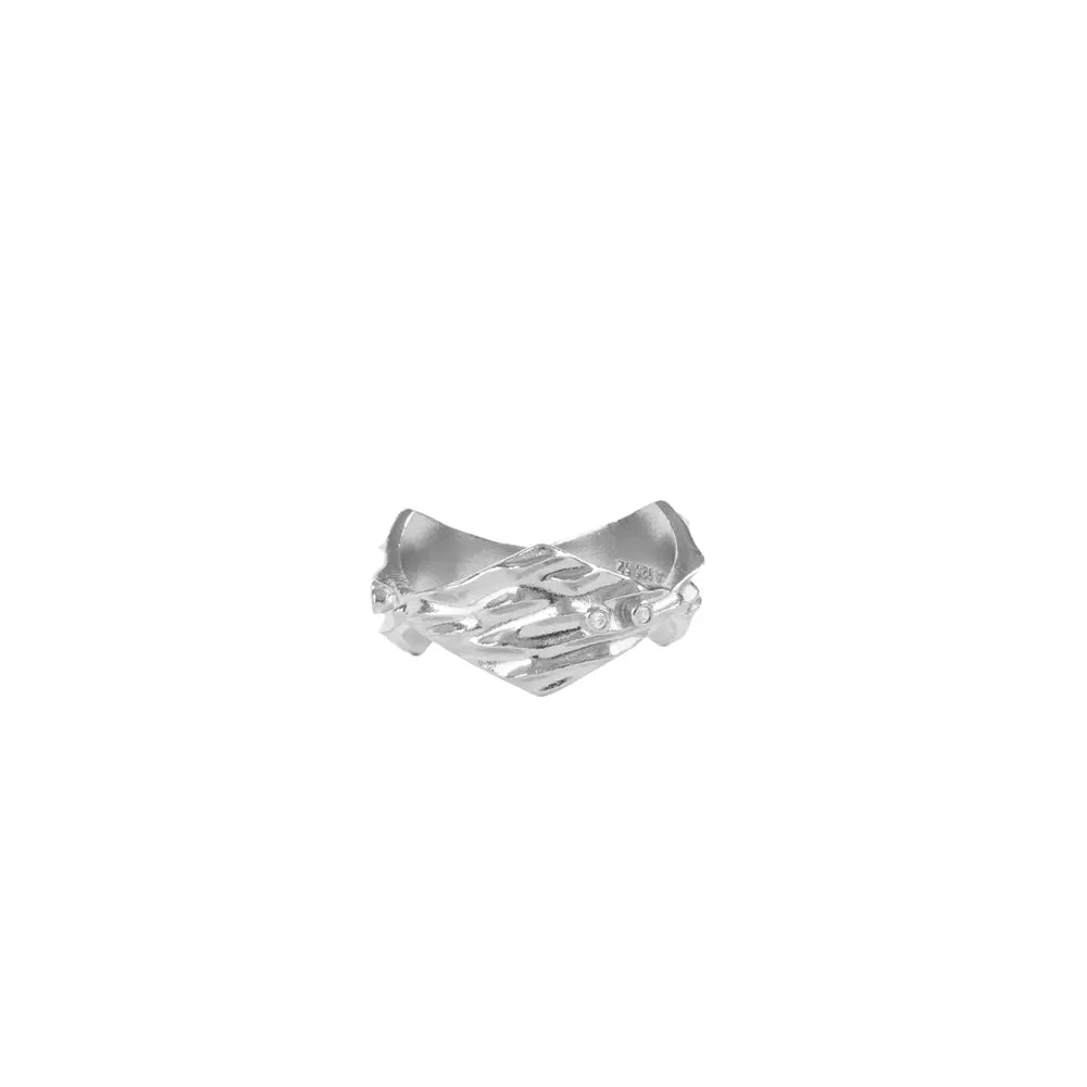 Hammer ring - Sølv fra Lush Lush Jewelry