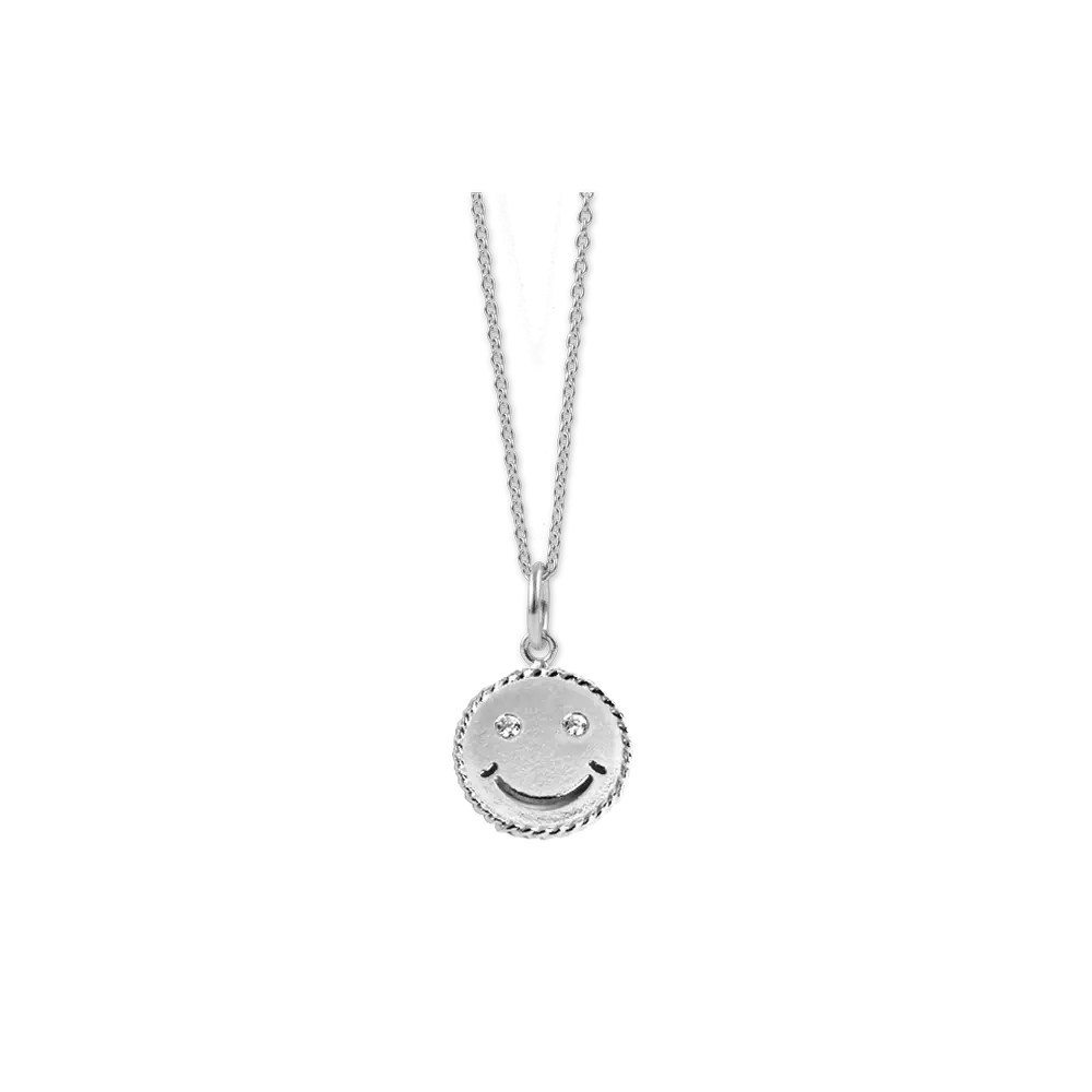 Happy vedhæng - Sølv fra Lush Lush Jewelry