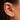 2Hearts Ørering - Forsølvet Messing