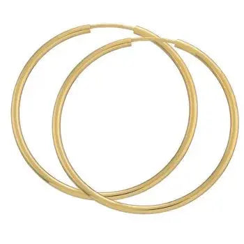 Creoler 2,0/30 mm - 8 kt. Guld fra Gold Essentials by Plaza