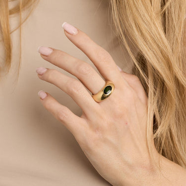 Ring - Vægt:  13.13g - 18kt