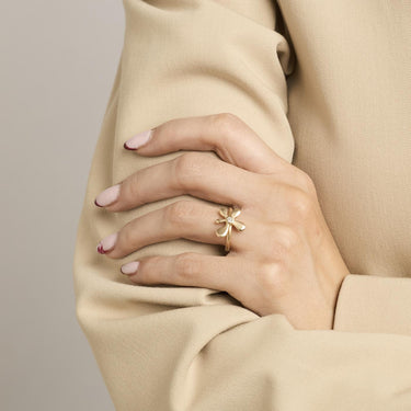 Ring - Vægt:  3.12g - 14kt