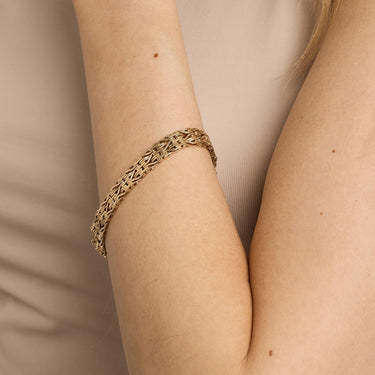 Armbånd - Vægt: 18.61g - 14kt