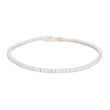 Tennis armbånd 3.14 ct. - 14 kt.  Hvidguld