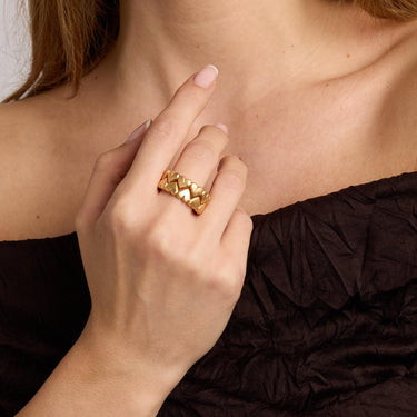 Ring - Vægt: 20.09g - 18kt