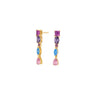 Mettenor Ørehængere - Forgyldt/Multi fra Joanli Nor