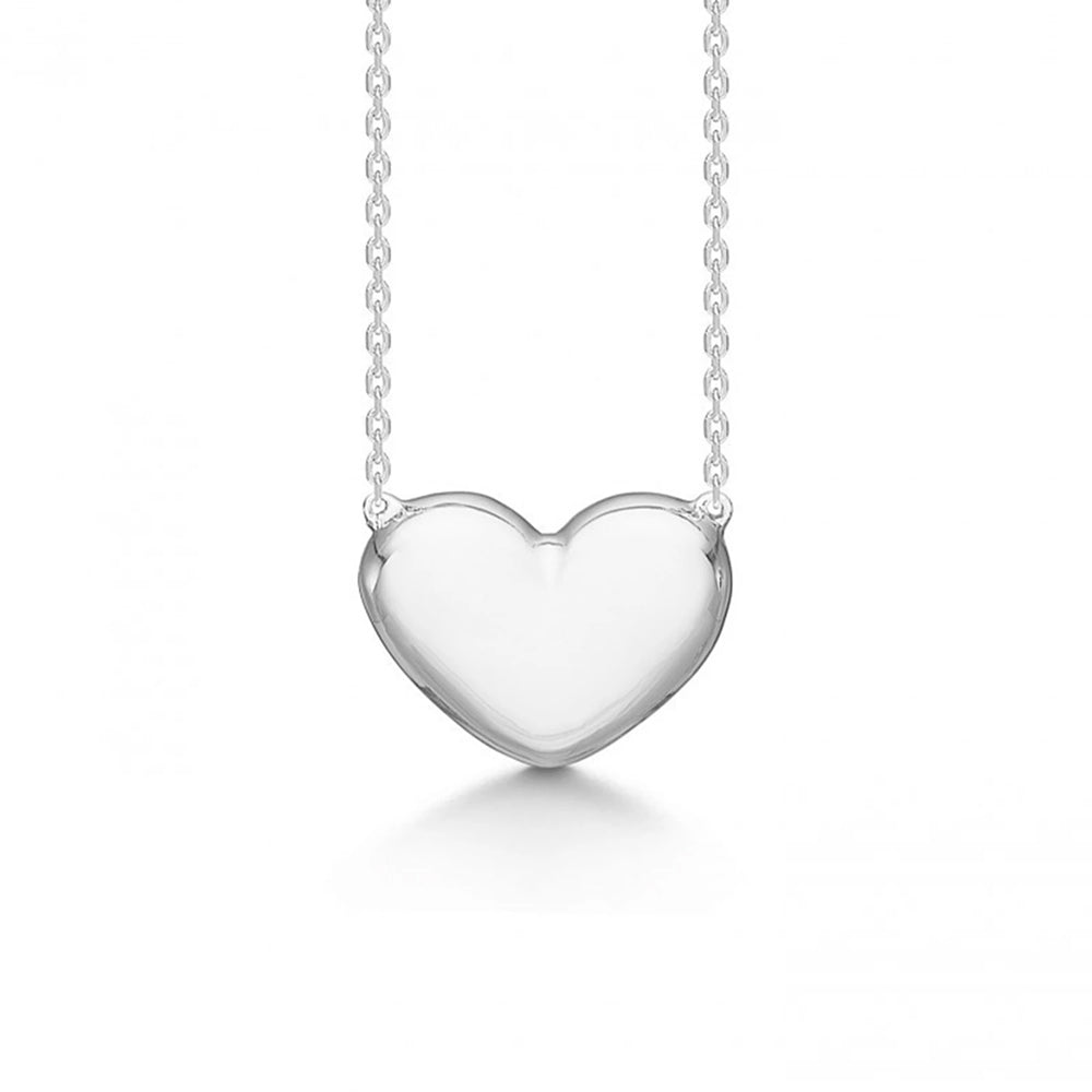 Heart halskæde - Sølv