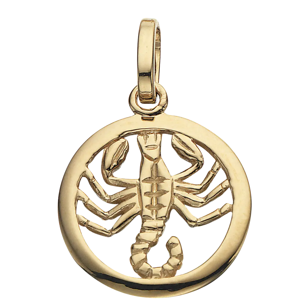 Stjernetegn Skorpion - 8 kt. Guld fra Scrouples Jewellery
