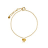 Petit Bow With Stone Armbånd - Forgyldt fra Stine A Jewelry