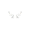 Daizy ørestikker m. perler - 8 kt. fra Mads Z White Label Guld
