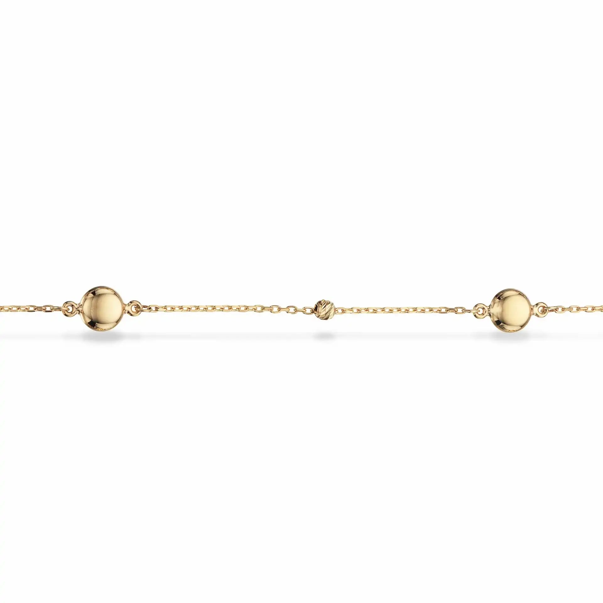 Kugle armbånd - 8 kt. Guld fra Scrouples Jewellery