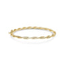 Swirl armring - 8 kt. Guld fra Mads Z White Label Guld