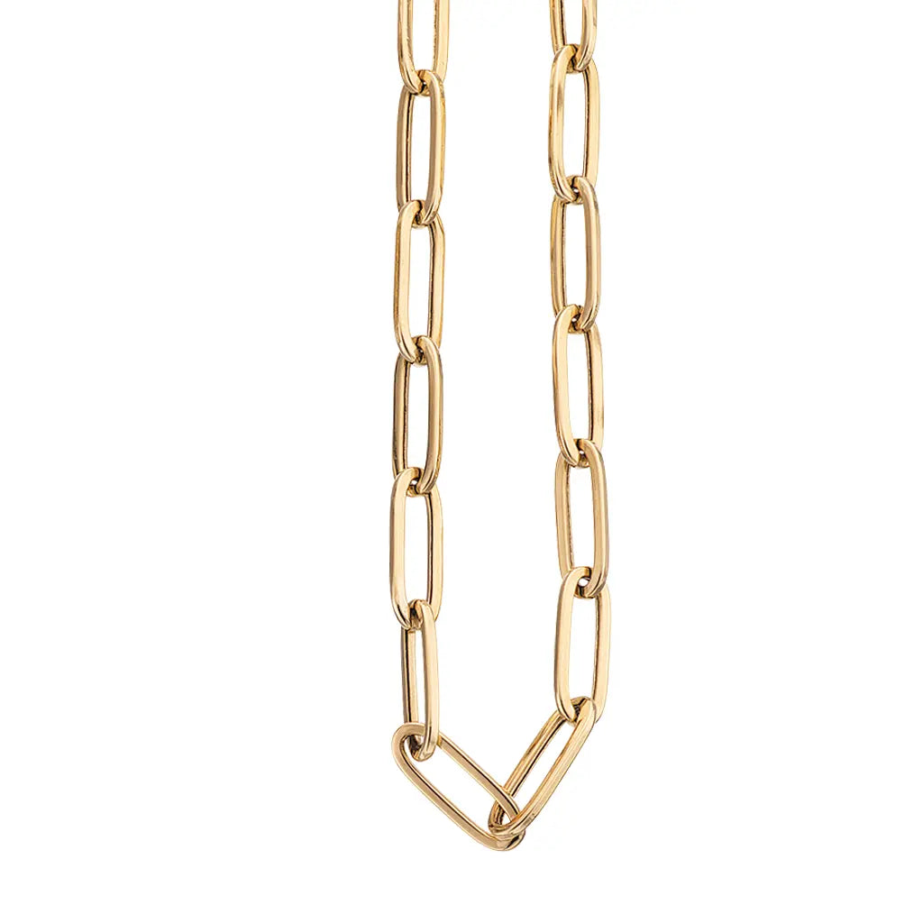 Collier long link - 8 kt. Guld fra Scrouples Jewellery