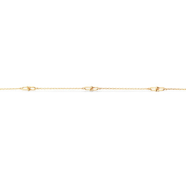 Kæde u-links og kæde - Forgyldt fra Scrouples Jewellery