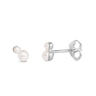 Pearl Double Ørestikker - Sølv fra Bybiehl