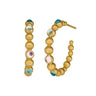 Pebbles hoops colors - Forgyldt fra Bybiehl