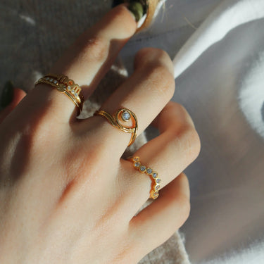 Tres Petit Etoilie Ring - Forgyldt fra Stine A Jewelry