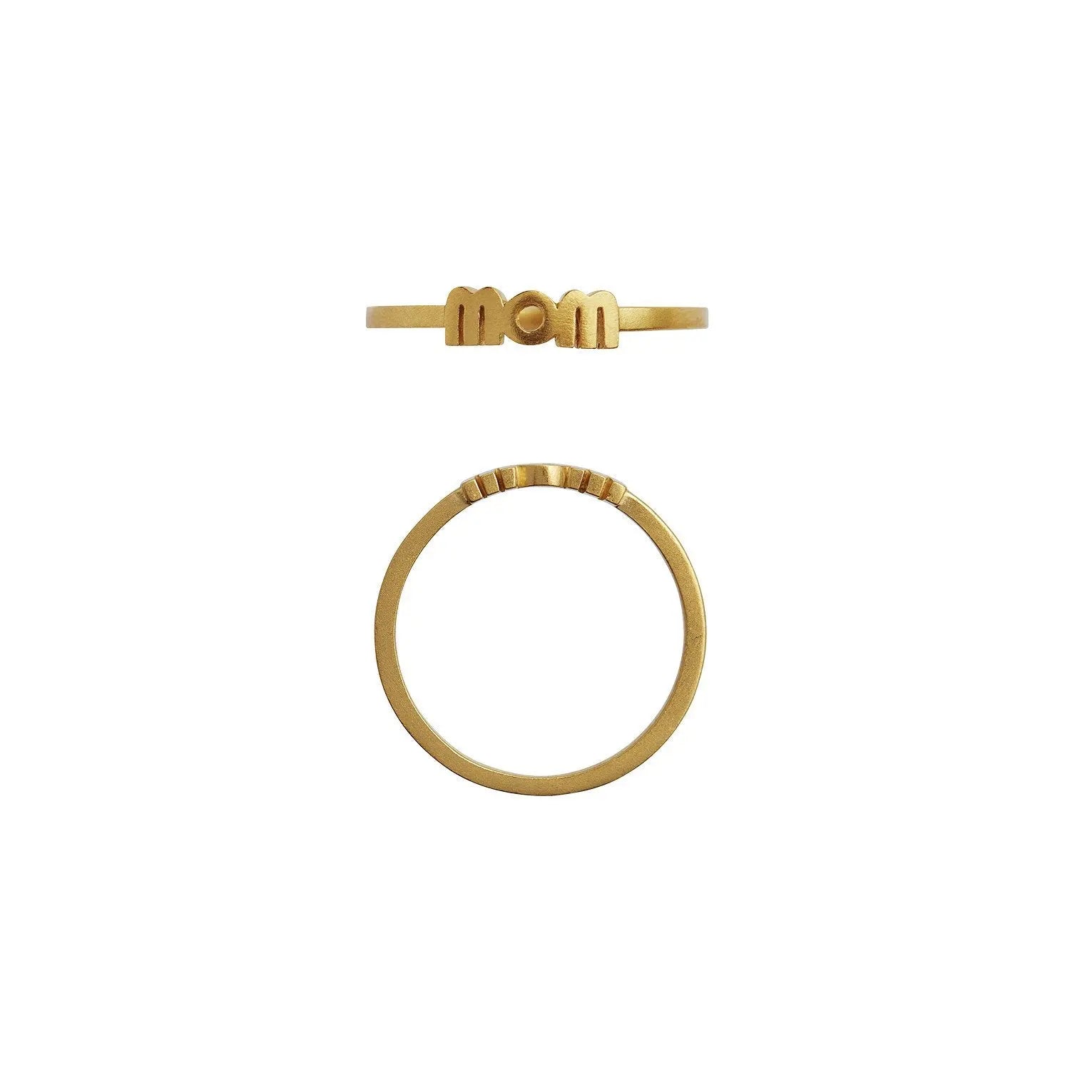 Wow Mom Ring - Forgyldt fra Stine A Jewelry