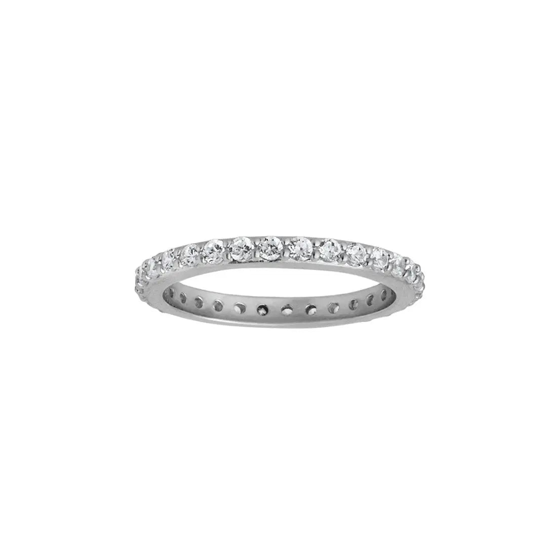 Sparkle ring - Sølv fra Bybiehl