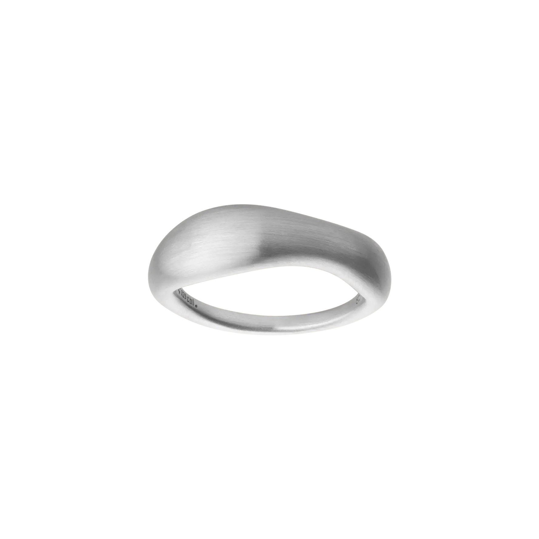 Ocean flow ring - Sølv fra Bybiehl