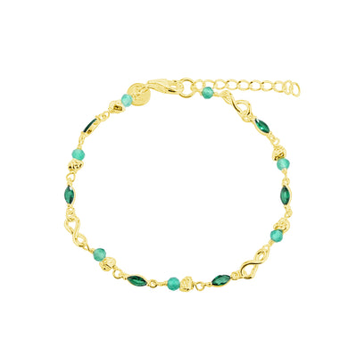 Green Garden Armbånd - Forgyldt