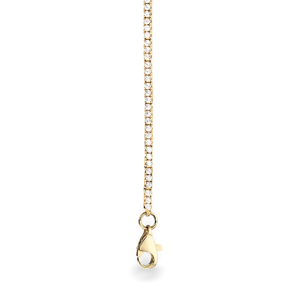 Tennisarmbånd m. zirkoner - 8 kt. Guld fra Scrouples Jewellery