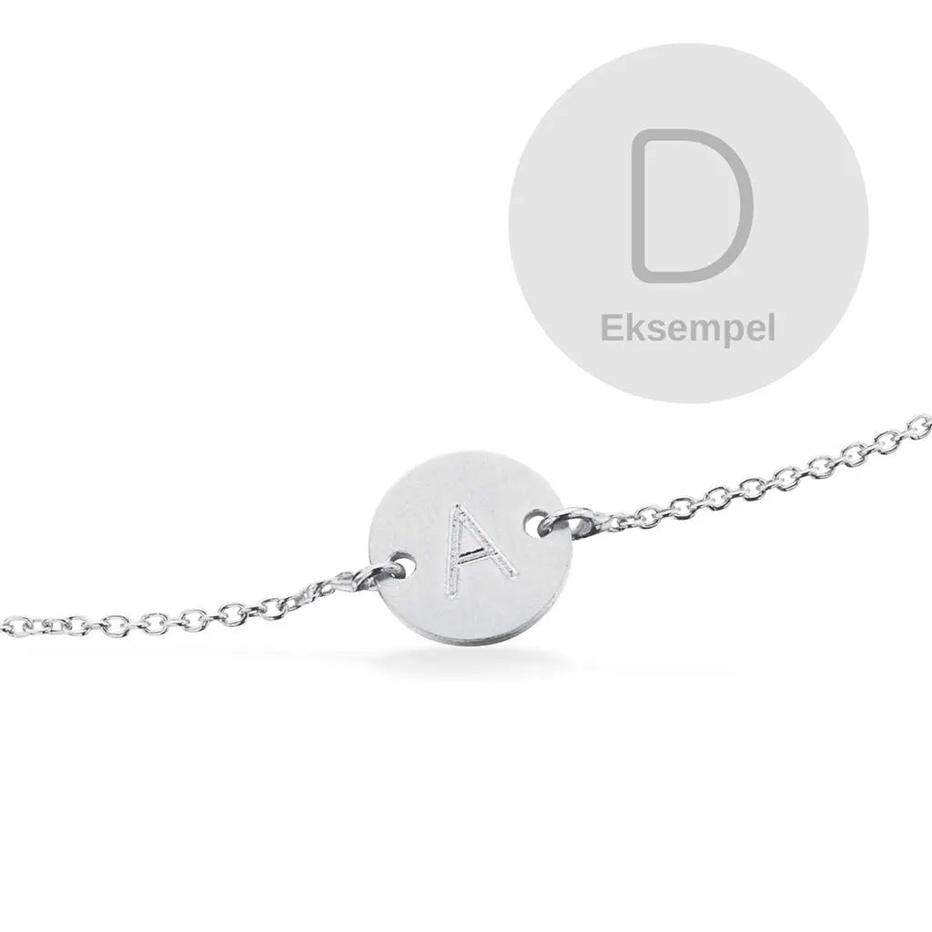 #TagMe armbånd m. C-vedhæng - Sølv fra Scrouples Jewellery