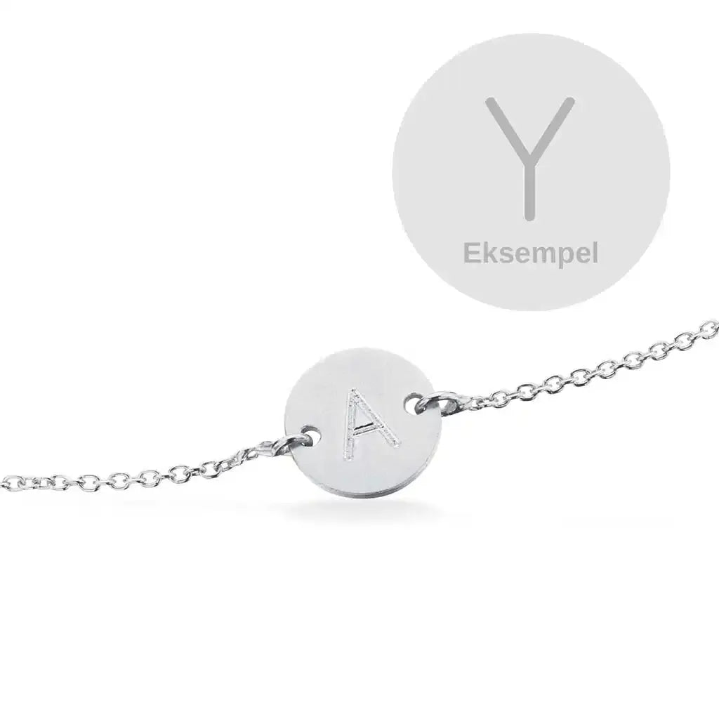 #TagMe rund Y sølv  m/kæde 19cm fra Scrouples Jewellery