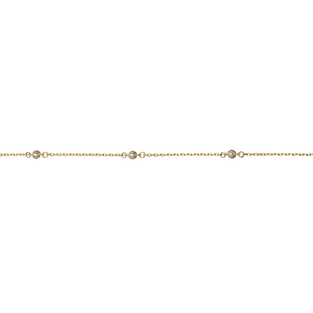 8 kt. Armbånd syn cubic zir fra Scrouples Jewellery