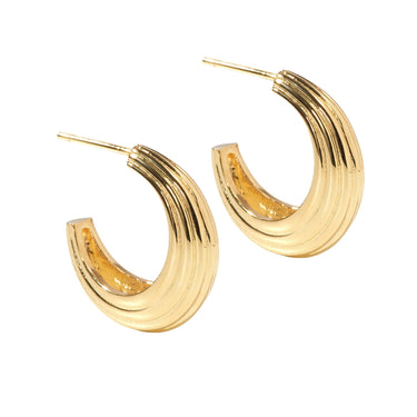 Sue Big Hoop 15mm - Forgyldt