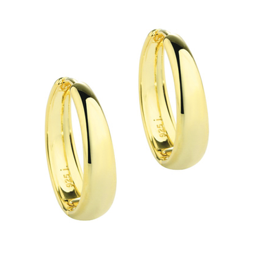 Emma Hoop 25 mm - Forgyldt