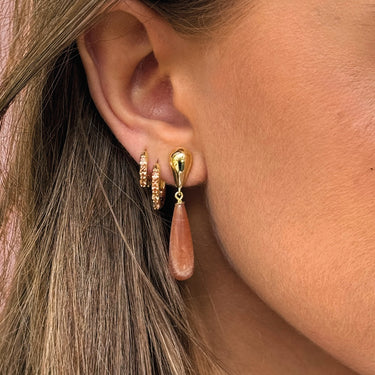 Sunella Long Drop Øreringe - Fogyldt