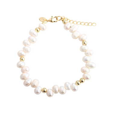 Lunella Paerl Armbånd - Forgyldt