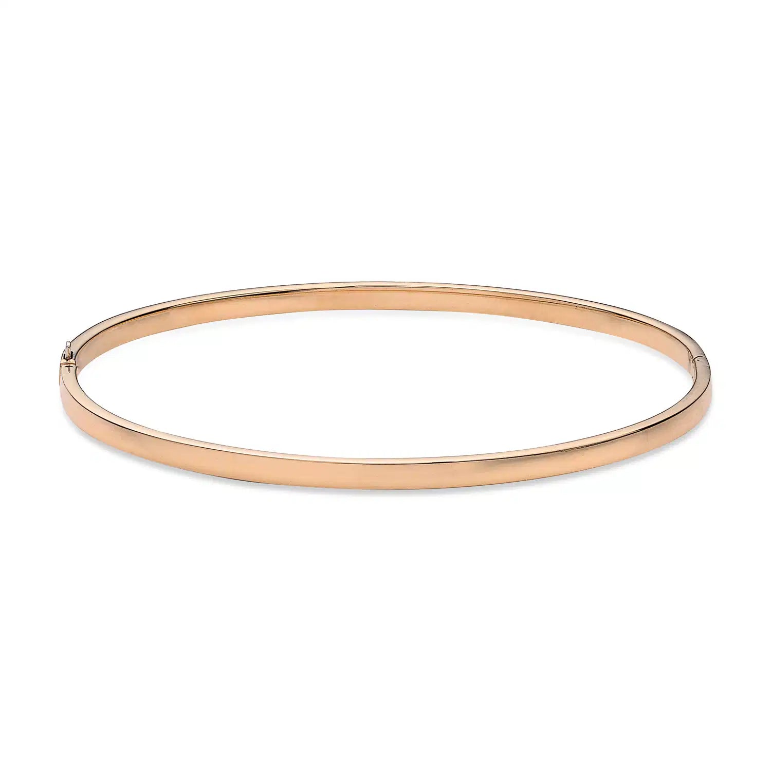 Armring flad 3 mm. 8 kt. fra Scrouples Jewellery