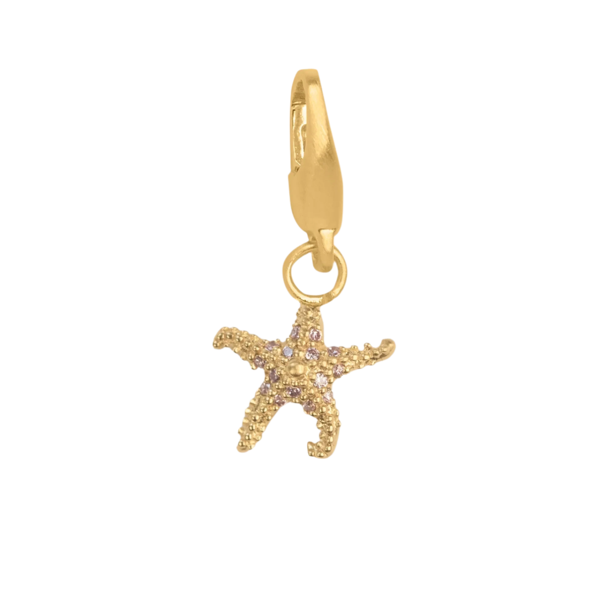 Starfish Charm - Forgyldt Metalblanding fra Bybiehl